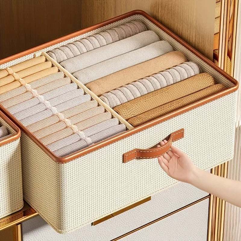 Wardrobe Clothing Storage Box with Handle